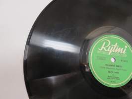 Rytmi R 6211, Kalevi Tauru - Hiljainen tango / Rakkaalle äidille -savikiekkoäänilevy / 78 rpm 10&quot; record