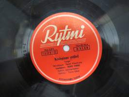 Rytmi B 2148, Eero Väre - Tunturitaival / Kaukainen ystävä -savikiekkoäänilevy / 78 rpm 10&quot; record