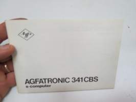 Agfatronic 341CBS s-computer kameran salamalaite -käyttöohjeet / flash instructions