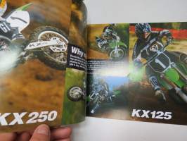 Kawasaki KX series, KX500-E, KX250-M, KX125-M, KX1100-D, KX85-B, KX85-A, KX65-A, KX60-B -myyntiesite / brochure