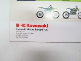 Kawasaki KX series, KX500-E, KX250-M, KX125-M, KX1100-D, KX85-B, KX85-A, KX65-A, KX60-B -myyntiesite / brochure