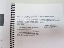 Derbi Boulevard 125 / 150 -käyttöohjekirja / owner´s manual in finnish