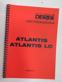 Derbi Atlantis LC -käyttöohjekirja / owner´s manual in finnish
