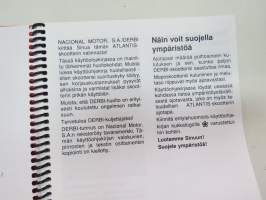 Derbi Atlantis LC -käyttöohjekirja / owner´s manual in finnish
