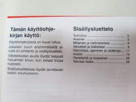 Derbi Atlantis LC -käyttöohjekirja / owner´s manual in finnish