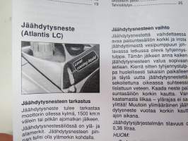Derbi Atlantis LC -käyttöohjekirja / owner´s manual in finnish