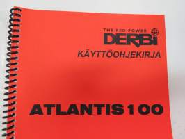 Derbi Atlantis 100 -käyttöohjekirja / owner´s manual in finnish
