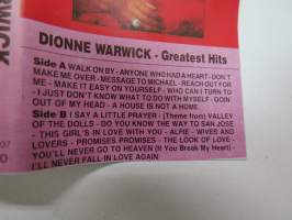 Dionne Warwick - Greatest hits, FUNC 9037 -C-kasetti / C-cassette