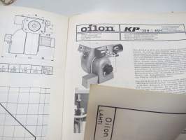 Oilon öljypolttimien toimintaperiaatteet sekä säätö- ja huolto-ohjeet - KP-6, KP-26, KP-36 L, KP-38 H, KP-46 H  -oil burner instructions, in finnish