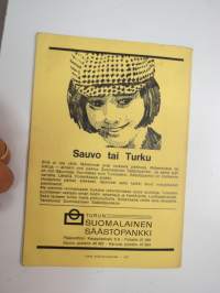 Paimion (Paimio) ja Sauvon (Sauvo) verokalenteri 1969 -tax calendar