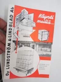 Oy Lundström &amp; Lindblad Ab - Kun on kysymys lasista -myyntiesite / brochure