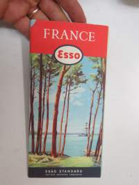 Esso France - Esso Standard Sa -road map / tiekartta