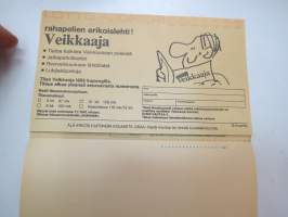 Lottokuponki - Lotto ja Jokeri 7 / 39, nr 9526778 -Lotto / lottery-coupon