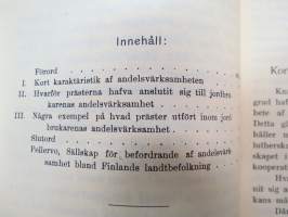 Prästerna och Jordbrukarenas andelsvärksamhet af en andelsvärksamhetsvän.