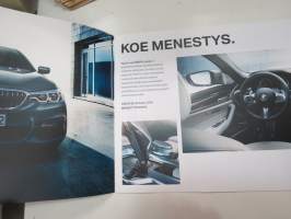 BMW 5-sarja -myyntiesite / brochure