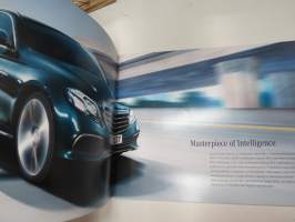 Mercedes-Benz E-sarja 2017 -myyntiesite / brochure