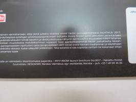 Nissan Micra 2017 -myyntiesite / brochure
