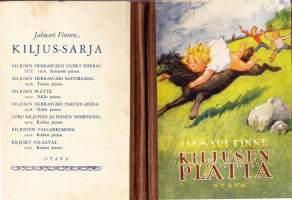 Kiljusen Plättä - Kansi Rudolf Koivu . 1945. Mökö ja Luru saavat pikkusiskon nimeltään Olga. Tytön ensimmäiset sanat olivat Plät! Plät!,  siitä lempinimi Plättä.