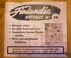 Finlandia katsaus 15, seinämainos 1943