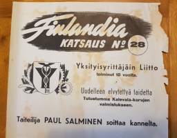 Finlandia katsaus 28, seinämainos 1944