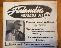 Finlandia katsaus 29, seinämainos 1944