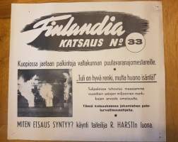 Finlandia katsaus 33, seinämainos 1944
