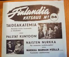 Finlandia katsaus 34, seinämainos 1944