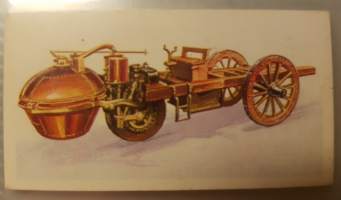 History of The Motor Car, Series of 50, No 1. 1770. Cugnot&#039;s 3-wheel steam tractor. France.