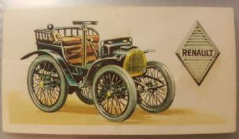 History of The Motor Car, Series of 50, No 4. 1898. Renault 1 3/4 H.P., 240c.c., France