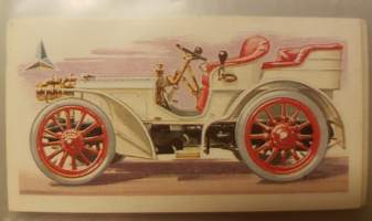 History of The Motor Car, Series of 50, No 6. 1901. Mercedes 35 H.P., 6 litres, Germany