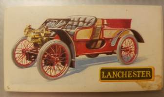 History of The Motor Car, Series of 50, No 8. 1903. Lanchester 12 H.P. 4 litres. G.B.