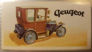 History of The Motor Car, Series of 50, No 14. 1913. Bebe Peugeot. 850 c.c. France