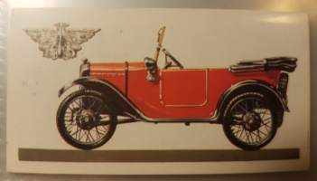 History of The Motor Car, Series of 50, No 19. 1922. Baby Austin, 7 H.P. 696/747 c.c. G.B.