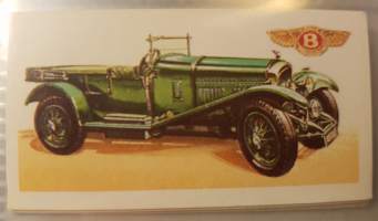 History of The Motor Car, Series of 50, No 23. 1924. Bentley 3 litres. G.B.