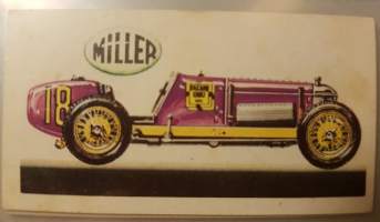 History of The Motor Car, Series of 50, No 30. 1928. Miller Front-Wheel-Drive, Supercharged 1½litres. USA