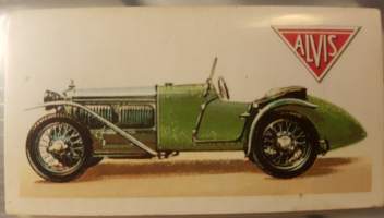 History of The Motor Car, Series of 50, No 31. 1928. Alvis Front-Wheel-Drive, Supercharged 1½ litres. G.B.