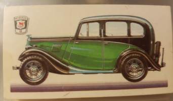 History of The Motor Car, Series of 50, No 34. 1934. Morris 8, 918 c.c., G.B.