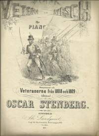 Finski Veteran Marsch för piano 1808-1809 / Oscar Stenberg nuotit