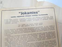 Turun Teatteri - Ohjelma näytäntökausi 1929-30 - &quot;Jokamies&quot; -theatre annual program