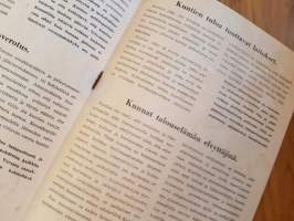 Kansallisen Kokoomuksen kunnallisvaaliohjema v. 1950, Kansallisseurojen luentosarja v. 1950 N:o 1. Hyväksytty puolekokouksessa 23.4.1950