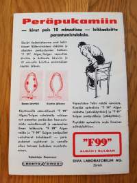 AV Kodin lääke kirjanen vuodelta 1961.