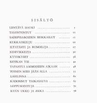 Lentävä hauki, 1949. Satuja. Herkkä, kaunis kuvitus.