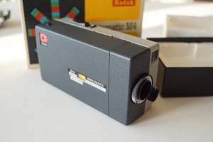 Kodak Instamatic M 4 Movie Camera kaitafilmikamera alkuperäisessä pakkauksessa käyttöohje mukana