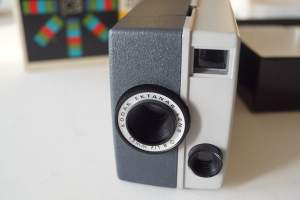 Kodak Instamatic M 4 Movie Camera kaitafilmikamera alkuperäisessä pakkauksessa käyttöohje mukana