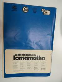 Lomamatkat Neuvostoliittoon syksy-talvi-kevät 1980-81 -matka ja hintaliite / travel brochure