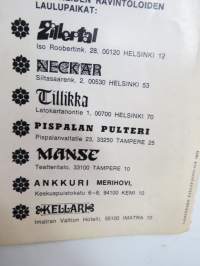 Uubiduu - Sointuja Suomen öihin -laulukirja / song book