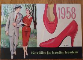 Kevään ja kesän kenkiä 1958 -esite