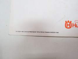 Husqvarna 36 R, 140 R, 244 R, 165 R Clearing Saw Accessories, Freischneider Zubehöre, Röjsågstillbehör, Débroussailleuse Accessoires, Desbrozadora Accessorios