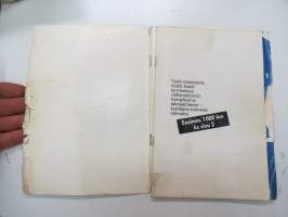 Citroën BX, BX14, BX16 -käyttöohjekirja / owner´s manual in finnish