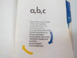 Citroën BX, BX14, BX16 -käyttöohjekirja / owner´s manual in finnish
